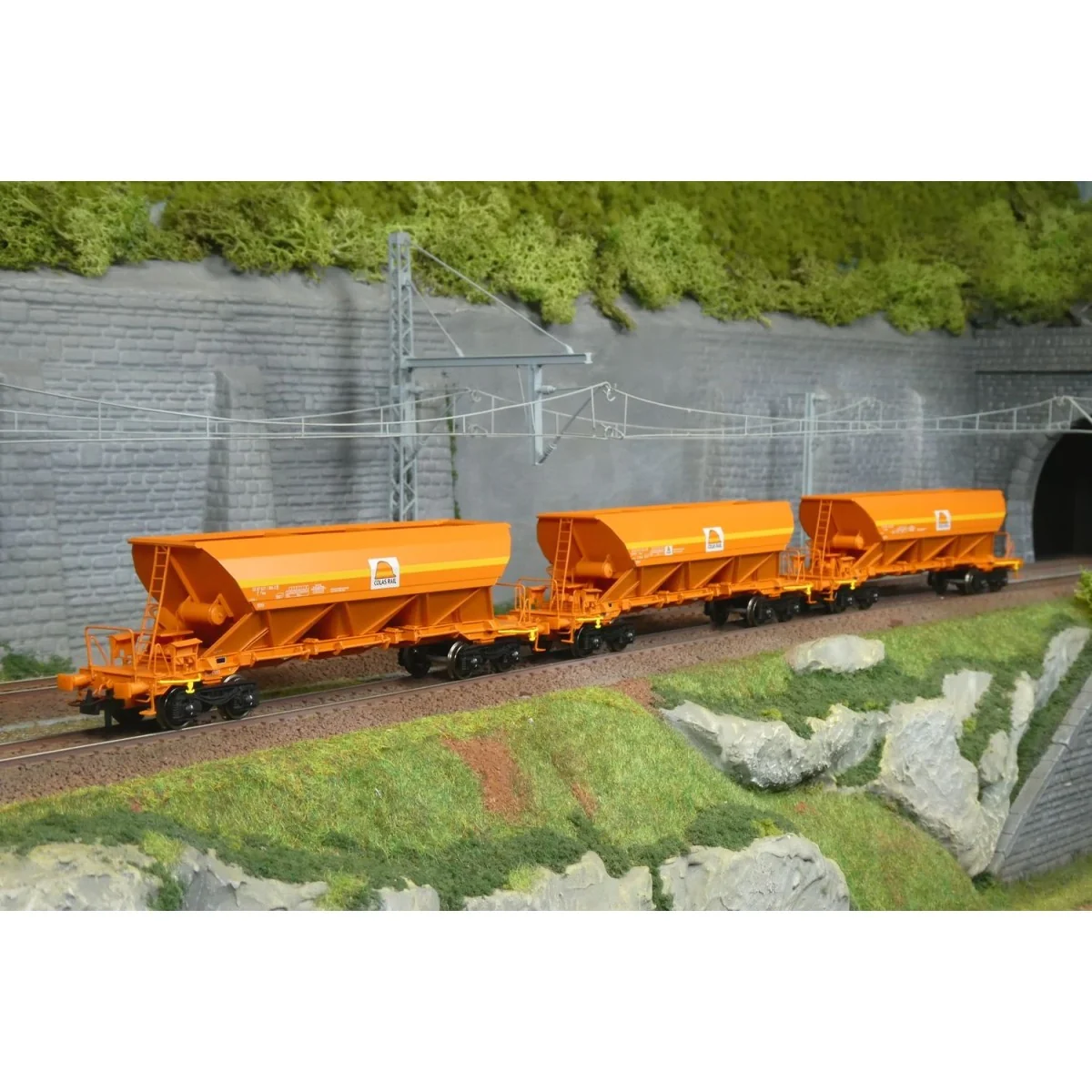 Ree Modeles WBCOLAS-1 Set de 3 wagons trémies EX Type 1, SNCF, COLA...