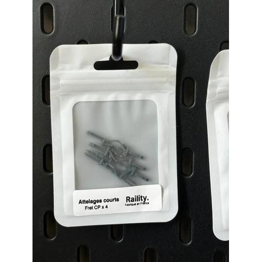 CP FRET short fixed hitch (x4) - Raility 401 RAILITY_401-Roco 40270 Short pre-uncoupling coupling heads x4 - RAILITY_401