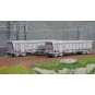 WBSE-010-Ree modeles Sud-Express WBSE-010 Set de 2 Wagons Tombereaux TAMS, gris, Bogie Y25, ERMEWA