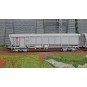 WBSE-010-Ree modeles Sud-Express WBSE-010 Set de 2 Wagons Tombereaux TAMS, gris, Bogie Y25, ERMEWA