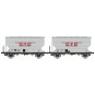 Set of 2 FAUVET-GIREL "CTC" grain wagons - REE WB880 - HO WB-880-FAUVET-GIREL "CTC" grain wagon - REE WB879 - HO - WB-880