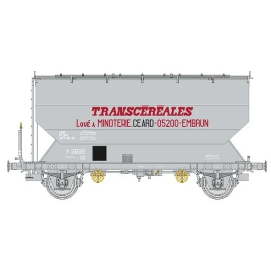 Fauvet-Girel TRANSCEREALES grain wagon "MINOTERIE CEARD" SNCF Ep. I... WB-882-Fauvet-Girel TRANSCEREALES grain wagon "MINOTERIE CEARD" SNCF Ep. IV-V - REE WB882 - HO