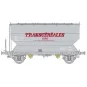 WB-884-FAUVET-GIREL TRANSCEREALES "CTC" grain wagon SNCF - REE WB884 - HO