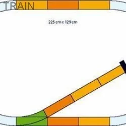 Piko G 35301 Track Set with Turnout and Buffer