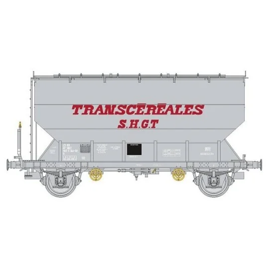WB-889-FAUVET-GIREL TRANSCEREALES "SHGT" grain wagon, SNCF - REE WB889 - HO