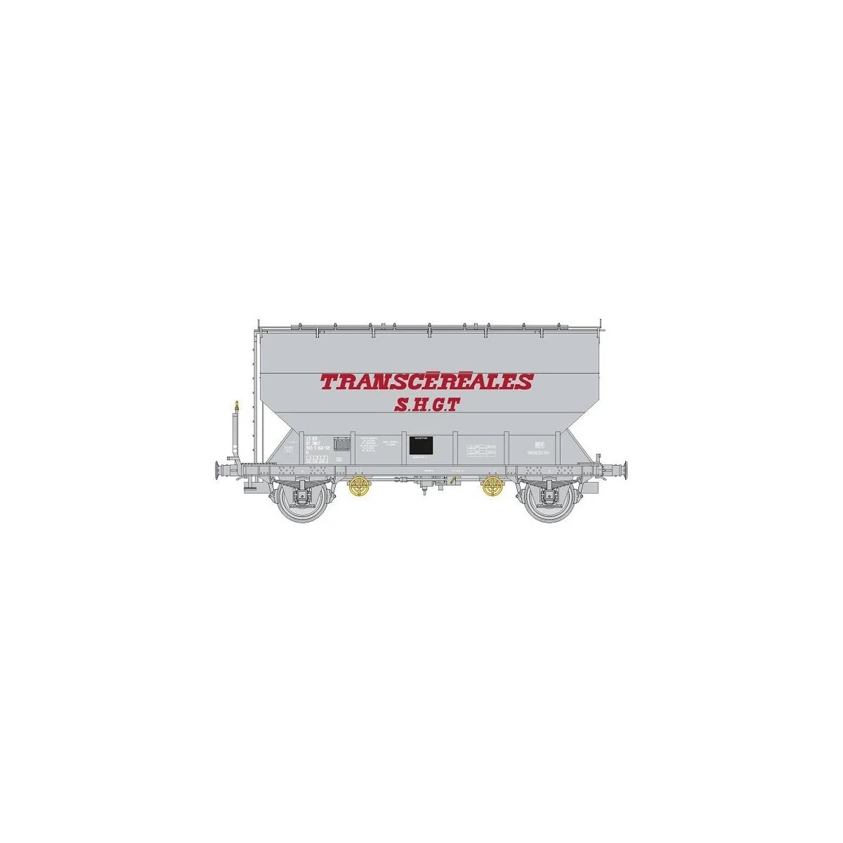 FAUVET-GIREL TRANSCEREALES "SHGT" grain wagon, SNCF - REE WB889 - HO