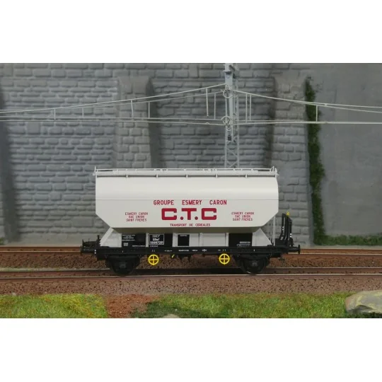 WB-879-FAUVET-GIREL "CTC" grain wagon - REE WB879 - HO