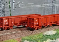Ree Modeles Sud-Express WBSE-012 Set of 2 FAS Open Wagons, red, Y25...