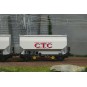 Set of 2 FAUVET-GIREL "CTC" grain wagons - REE WB880 - HO WB-880-FAUVET-GIREL "CTC" grain wagon - REE WB879 - HO - WB-880