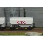 WB-880-Set of 2 FAUVET-GIREL "CTC" grain wagons - REE WB880 - HO