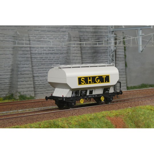 FAUVET-GIREL SHGT SNCF grain wagon, Era III - REE WB886 - HO WB-886-FAUVET-GIREL TRANSCEREALES "CTC" grain wagon SNCF - REE WB884 - HO - WB-886