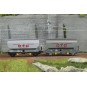 WB-887-Set of 2 FAUVET-GIREL "CTC" SNCF grain wagons - REE WB885 - HO - WB-887