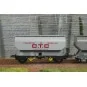 Set of 2 FAUVET-GIREL "CTC" grain wagons, SNCF Era III - REE WB887 ... WB-887-Set of 2 FAUVET-GIREL "CTC" grain wagons, SNCF Era III - REE WB887 - HO