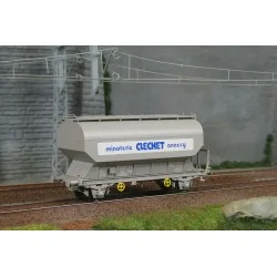 Wagon céréalier FAUVET-GIREL "MINOTERIE CLECHET ANNECY", SNCF - REE...