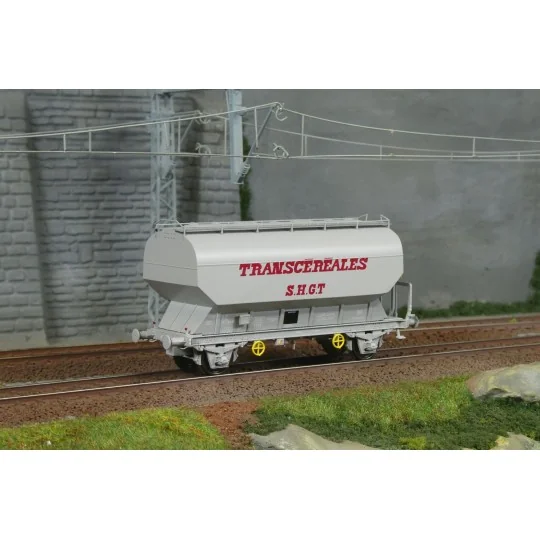 WB-889-FAUVET-GIREL TRANSCEREALES "SHGT" grain wagon, SNCF - REE WB889 - HO