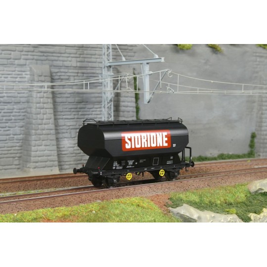 FAUVET-GIREL "STORIONE" grain wagon, SNCF - REE WB890 - HO WB-890-FAUVET-GIREL TRANSCEREALES "SHGT" grain wagon, SNCF - REE WB889 - HO - WB-890