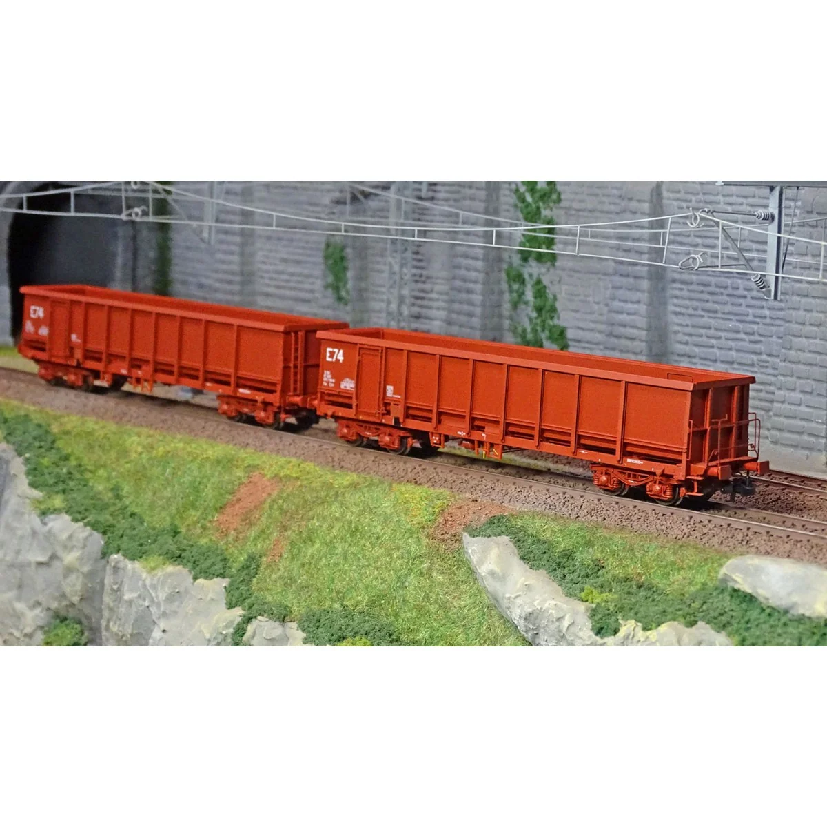 Ree Modeles Sud-Express WBSE-012 Set of 2 FAS Open Wagons, red, Y25...