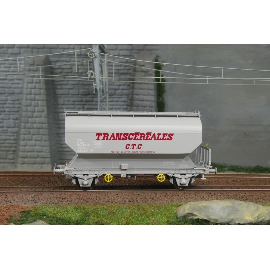 FAUVET-GIREL TRANSCEREALES "CTC" grain wagon SNCF - REE WB884 - HO WB-884-Fauvet-Girel TRANSCEREALES "CTC" grain wagon SNCF - REE WB883 - HO - WB-884