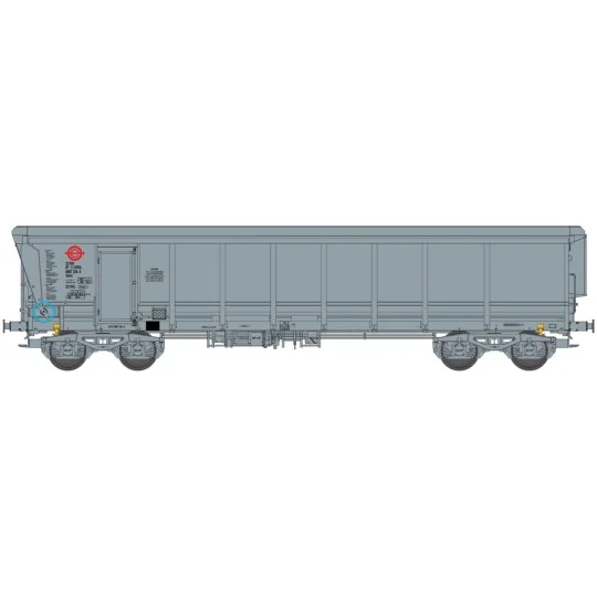 WBSE-011-Ree modeles Sud-Express WBSE-011 Wagon Tombereau TAMS, gris, Bogie Y25, ERMEWA