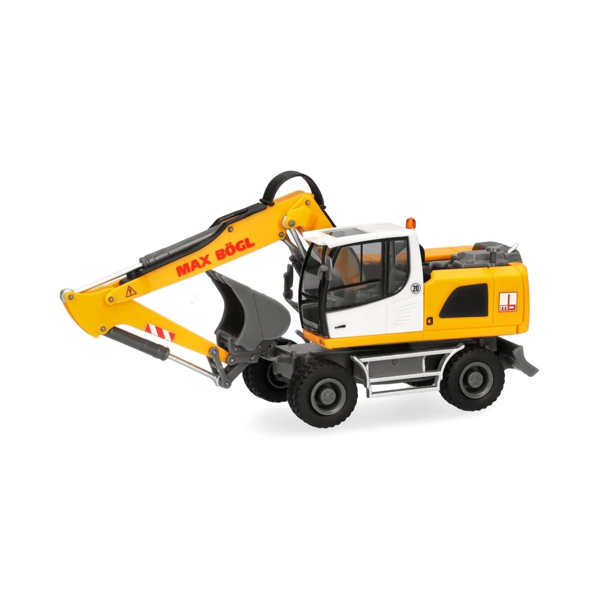 Pelleteuse sur pneus Liebherr A920 Max Bögl - Herpa 318617 - HO 1/87 Pelleteuse sur pneus Liebherr A920 Max Bögl - Herpa 318617 - HO 1/87