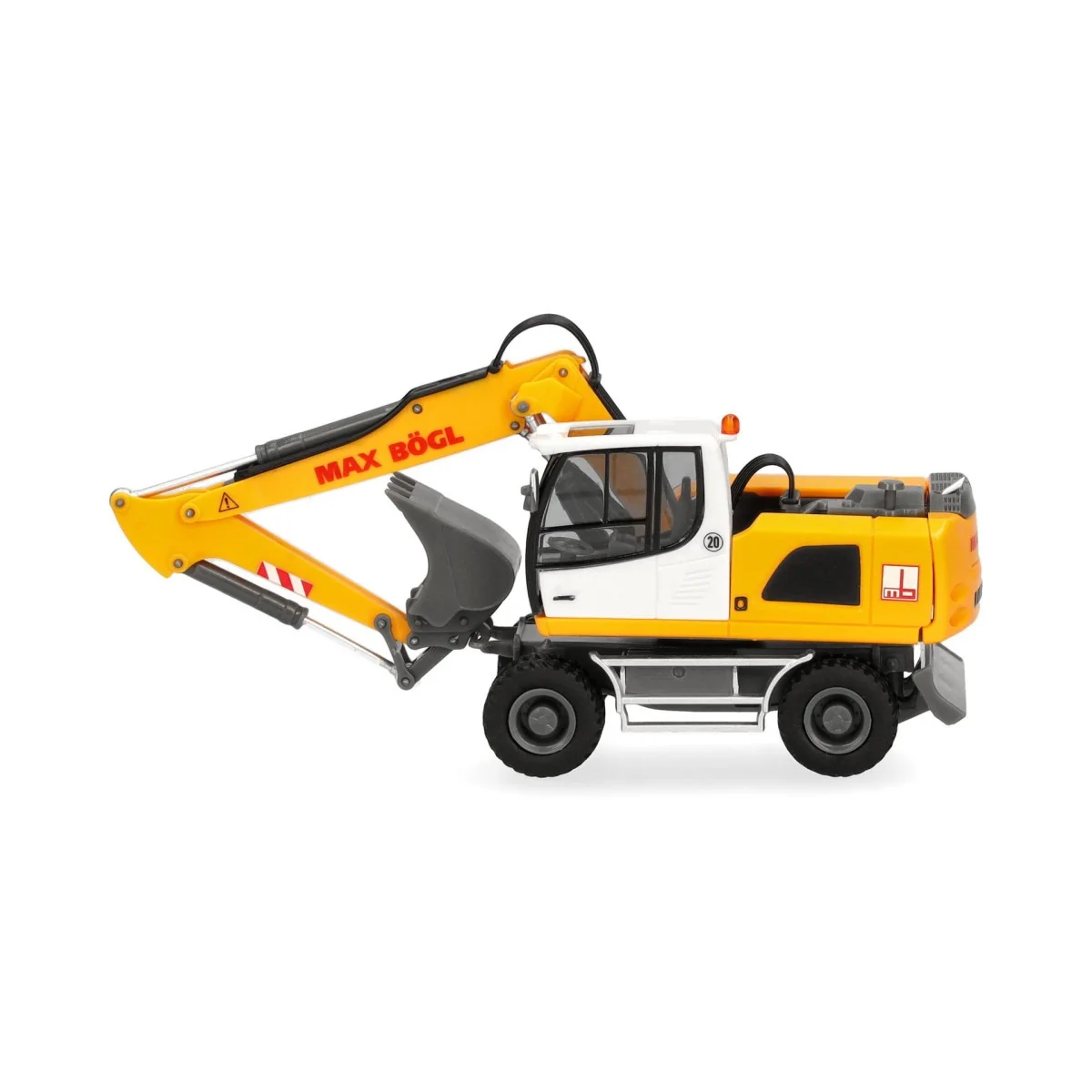 Pelleteuse sur pneus Liebherr A920 Max Bögl - Herpa 318617 - HO 1/87 Pelleteuse sur pneus Liebherr A920 Max Bögl - Herpa 318617 - HO 1/87