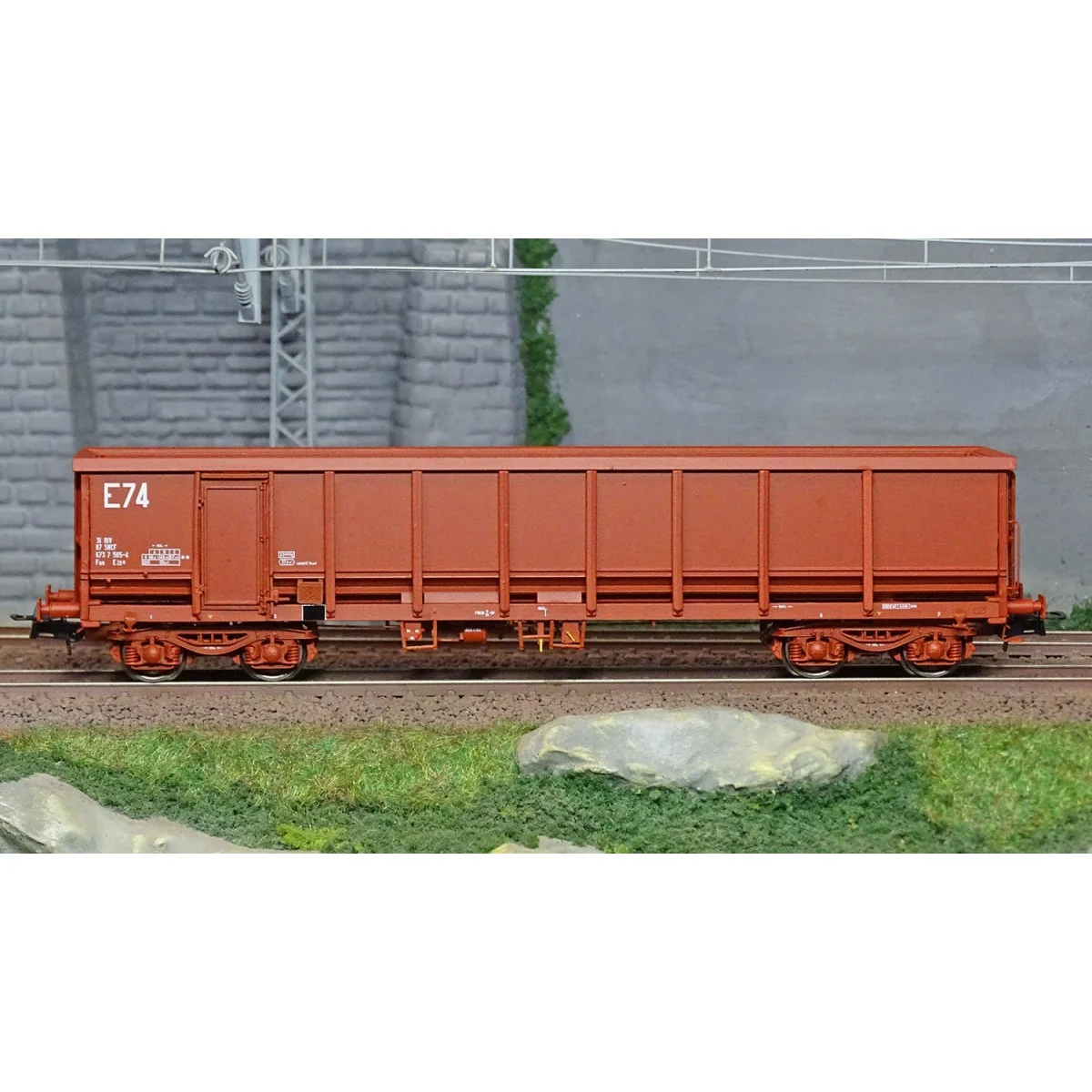 Ree Modeles Sud-Express WBSE-013 FAS Tipper Wagon, red 606, Bogie Y...