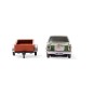Carson 1/87 HO Green Mercedes-Benz 200/8 RC Car + Trailer 500504169-Carson 1/87 HO Green Mercedes-Benz 200/8 RC Car + Trailer - 500504169