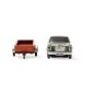 500504169-Carson 1/87 HO Green Mercedes-Benz 200/8 RC Car + Trailer - 500504169