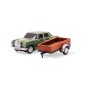 Carson 1/87 HO Green Mercedes-Benz 200/8 RC Car + Trailer 500504169-Carson 1/87 HO Green Mercedes-Benz 200/8 RC Car + Trailer - 500504169