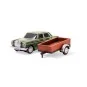 500504169-Voiture RC Mercedes-Benz 200/8 verte + remorque 1/87 HO Carson - 500504169