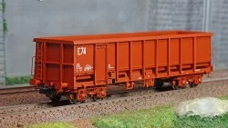 Ree modeles Sud-Express WBSE-013 Wagon Tombereau FAS, rouge 606, Bogie Y25, SNCF, E74 Sudexpress WBSE-013 - 1