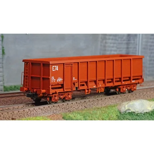 WBSE-013-Ree Modeles Sud-Express WBSE-013 FAS Tipper Wagon, red 606, Bogie Y25, SNCF, E74