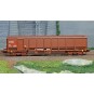 WBSE-015-Ree modeles Sud-Express WBSE-015 Wagon Tombereau FAS, rouge et brun, Bogie Y25, SNCF, E74