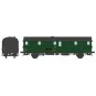 Ree Modeles VB312 Voiture fourgon OCEM 32, toit et bouts noirs, feux fonctionnels, REGION SUD-EST, SNCF Ree Modeles VB-312 - 3 VB-312-Ree Modeles VB312 Voiture fourgon OCEM 32, toit et bouts noirs, feux fonctionnels, REGION SUD-EST, SNCF