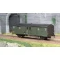 Ree Modeles VB312 OCEM 32 baggage car, black roof and ends, working... VB-312-Ree Modeles VB312 OCEM 32 baggage car, black roof and ends, working lights, REGION SUD-EST, SNCF