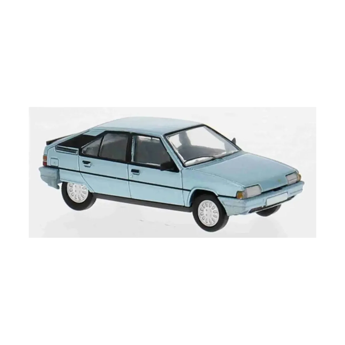 Voiture Citroën BX 16 phase 1 bleu argenté métallisé 1983 - SAI 648...