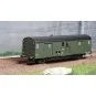 Ree Modeles VB314 Voiture fourgon OCEM 32, toit noir, bouts verts, feux fonctionnels, REGION SUD-OUEST, SNCF Ree Modeles VB-314 VB-314-Ree Modeles VB314 Voiture fourgon OCEM 32, toit noir, bouts verts, feux fonctionnels, REGION SUD-OUEST, SNCF