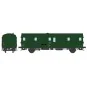 Ree Modeles VB315 Voiture fourgon OCEM 32, vert 306, feux fonctionnels, REGION EST, SNCF Ree Modeles VB-315 - 3 VB-315-Ree Modeles VB315 Voiture fourgon OCEM 32, vert 306, feux fonctionnels, REGION EST, SNCF