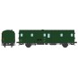 VB-315-Ree Modeles VB315 OCEM 32 baggage car, green 306, working lights, Eastern Region, SNCF