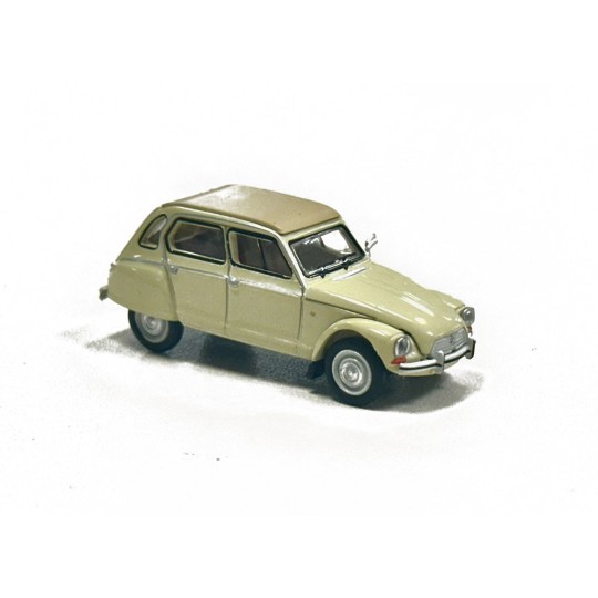 Citroën Dyane 6 Nevada beige car - SAI 7614 - HO 1/87 SAI_7614-Citroën Dyane 6 Nevada Beige Car - SAI 7614 - HO 1/87 - SAI_7614