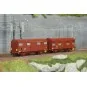 Jouef HJ6325 HO 1/87 type GS covered wagon set (2 wagons) HJ6325-Jouef HJ6325 HO 1/87 type GS covered wagon set (2 wagons)