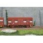 Jouef HJ6325 HO 1/87 type GS covered wagon set (2 wagons) HJ6325-Set of 2 four-axle grain hopper wagons, SNCF "SANDERS" - Jouef HJ6312 - HJ6325