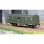 VB-317-Ree Modeles VB317 Voiture fourgon OCEM 32, vert 306, feux fonctionnels, REGION OUEST, SNCF