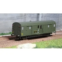 Ree Modeles VB318 OCEM 32 baggage car, green 306, working lights, S...