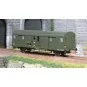 VB-318-Ree Modeles VB318 Voiture fourgon OCEM 32, vert 306, feux fonctionnels, REGION SUD-OUEST, SNCF
