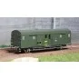 VB-319-Ree Modeles VB319 Voiture fourgon OCEM 32, vert 301, feux fonctionnels, REGION EST, SNCF