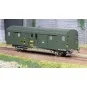 VB-319-Ree Modeles VB319 Voiture fourgon OCEM 32, vert 301, feux fonctionnels, REGION EST, SNCF