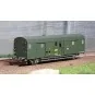 VB-321-Ree Modeles VB321 Voiture fourgon OCEM 32, vert 301, feux fonctionnels, REGION OUEST, SNCF