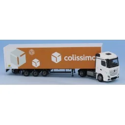 SAI 2751 Mercedes Actros2 Stream semi-trailer, and "Colissimo" trai...