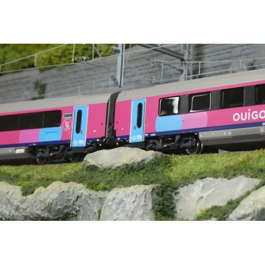 LSM_43058-Set de 3 voitures voyageurs I11 OUIGO, SNCB / SNCF, LS Models 43058 HO